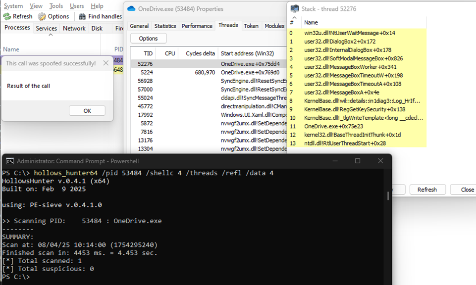 Hollows Hunter (Stack based scan)